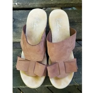 Calou Stockholm Platform Suede Sandal